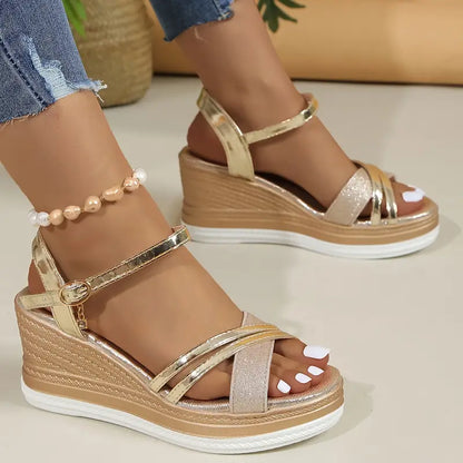 SANDALIAS LUCRE - PLANTILLA DE GEL ULTRA CÓMODA