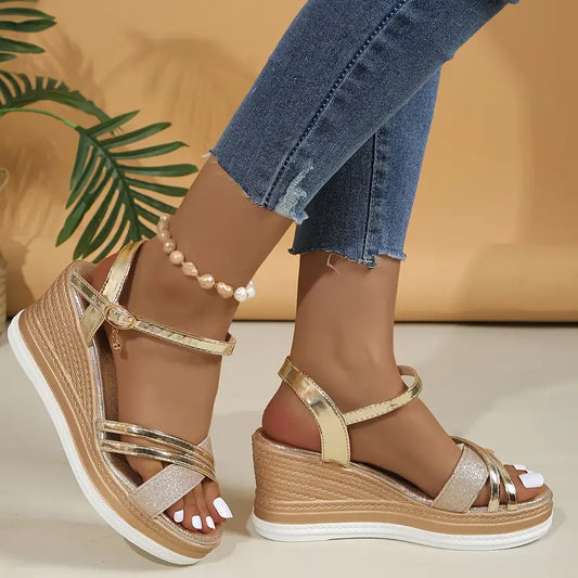 SANDALIAS LUCRE - PLANTILLA DE GEL ULTRA CÓMODA