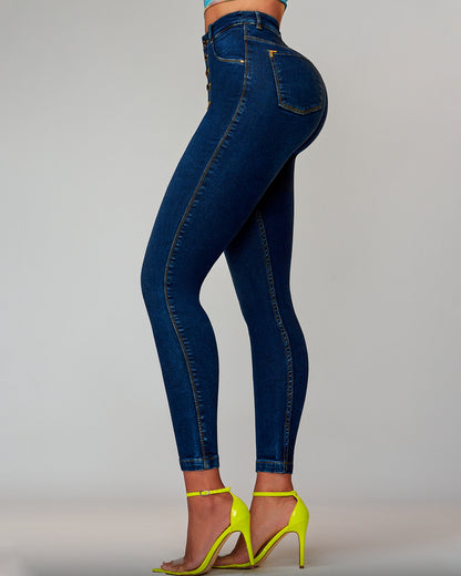 Casual - Jean con Faja Control Abdomen 2 en 1