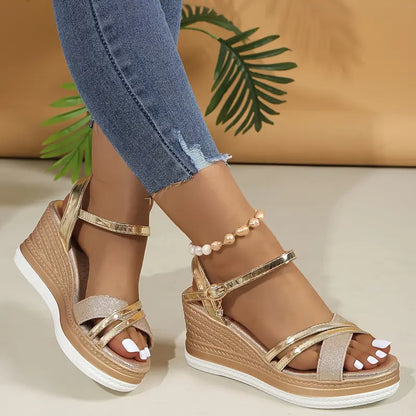 SANDALIAS LUCRE - PLANTILLA DE GEL ULTRA CÓMODA